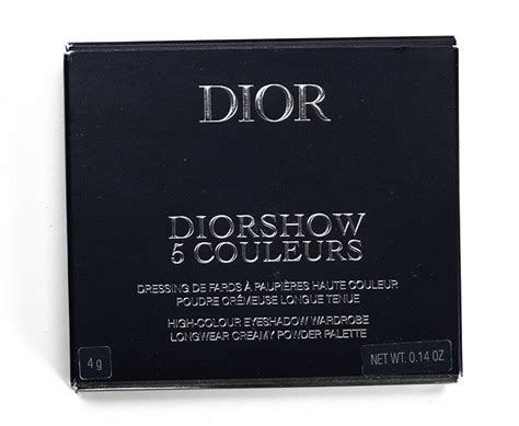 dior 043|dior 5 colour palette.